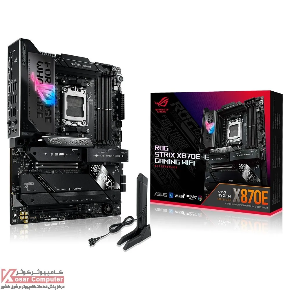 مادربرد ایسوس وایرلس ROG STRIX X870E-E GAMING WIFI