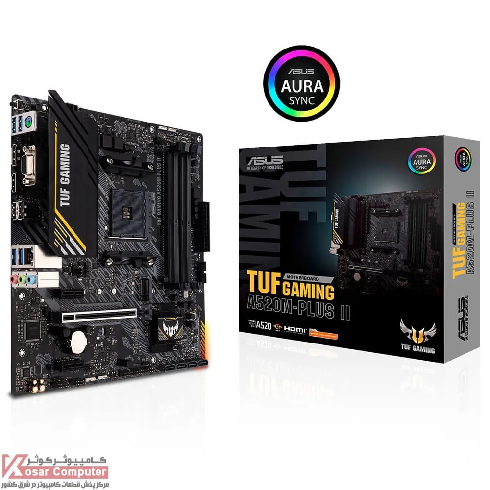 مادربرد ایسوس ASUS TUF GAMING A520M-PLUS II