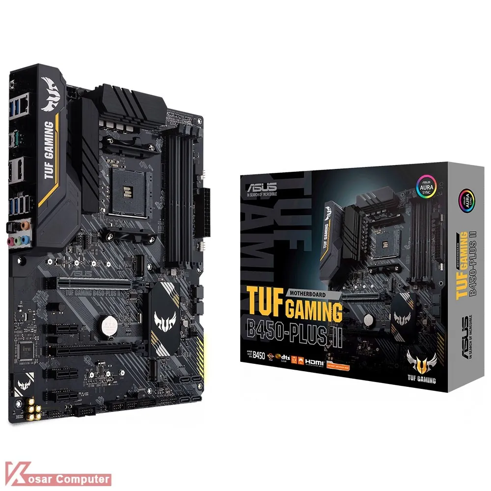 مادربرد ایسوس ASUS TUF GAMING B450-PLUS II DDR4
