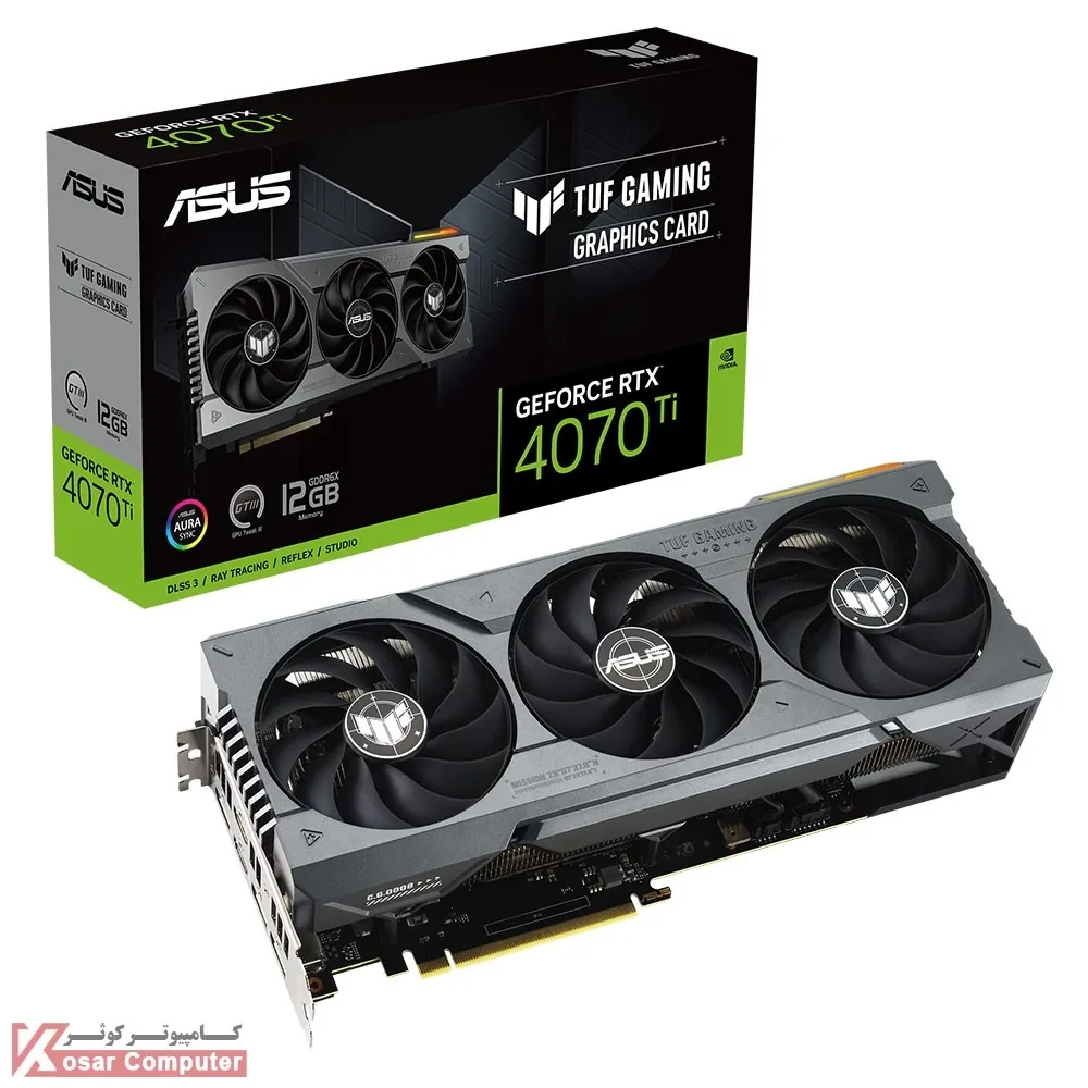 کارت گرافیک ایسوس TUF Gaming RTX 4070 Ti 12GB GDDR6X