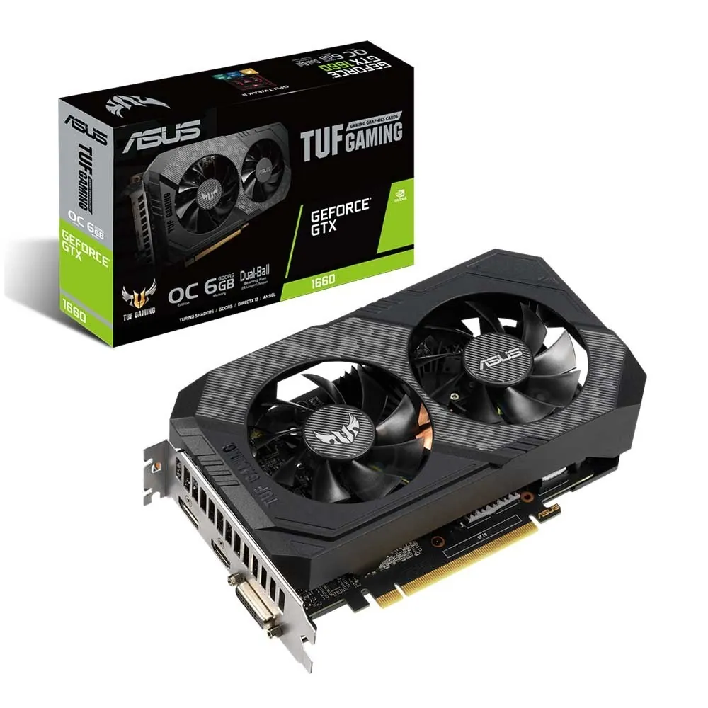 کارت گرافیک ایسوس TUF GTX1660 O6G GAMING
