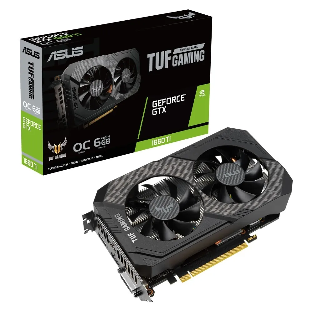 کارت گرافیک ایسوس TUF GTX 1660TI O6G EVO GAMING