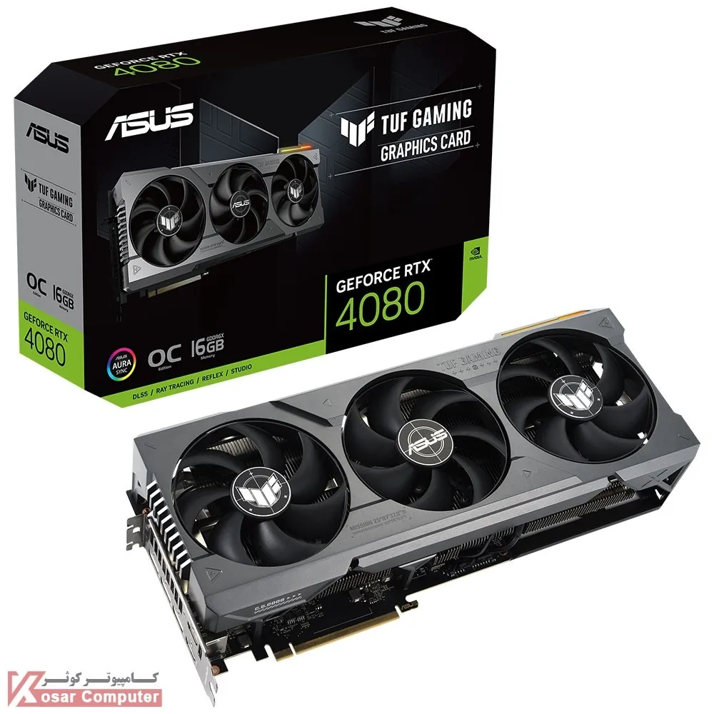 کارت گرافیک ایسوس TUF Gaming RTX 4080 OC 16GB