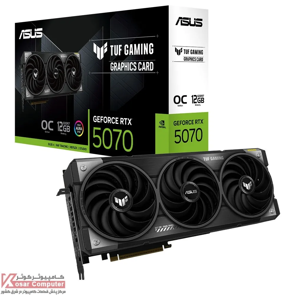 کارت گرافیک ایسوس TUF RTX 5070 O12G GAMING
