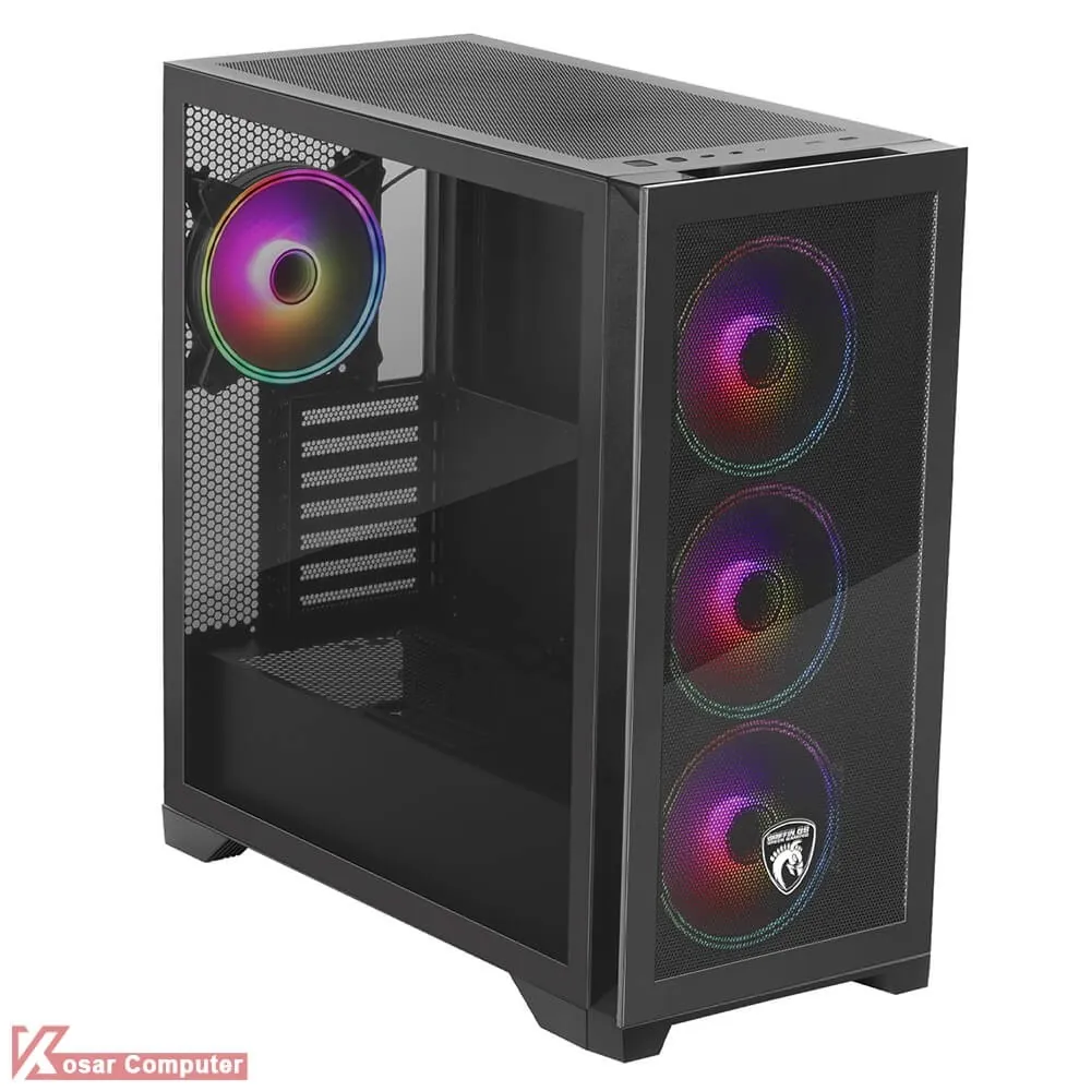 کیس گیمینگ گرین مدل GRIFFIN G9