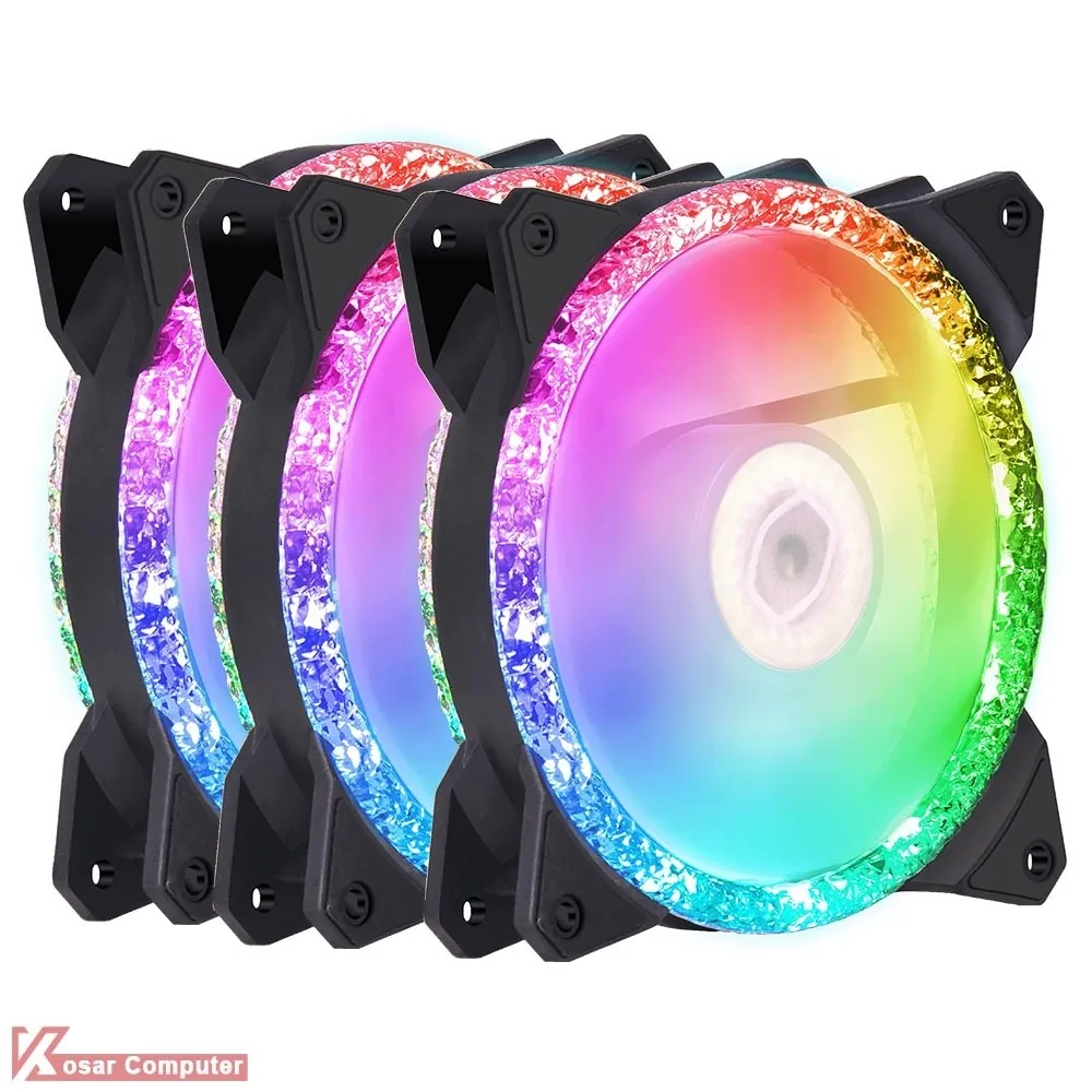 فن کیس کولر مستر مدل MASTERFAN MF120 PRISMATIC 3 IN 1