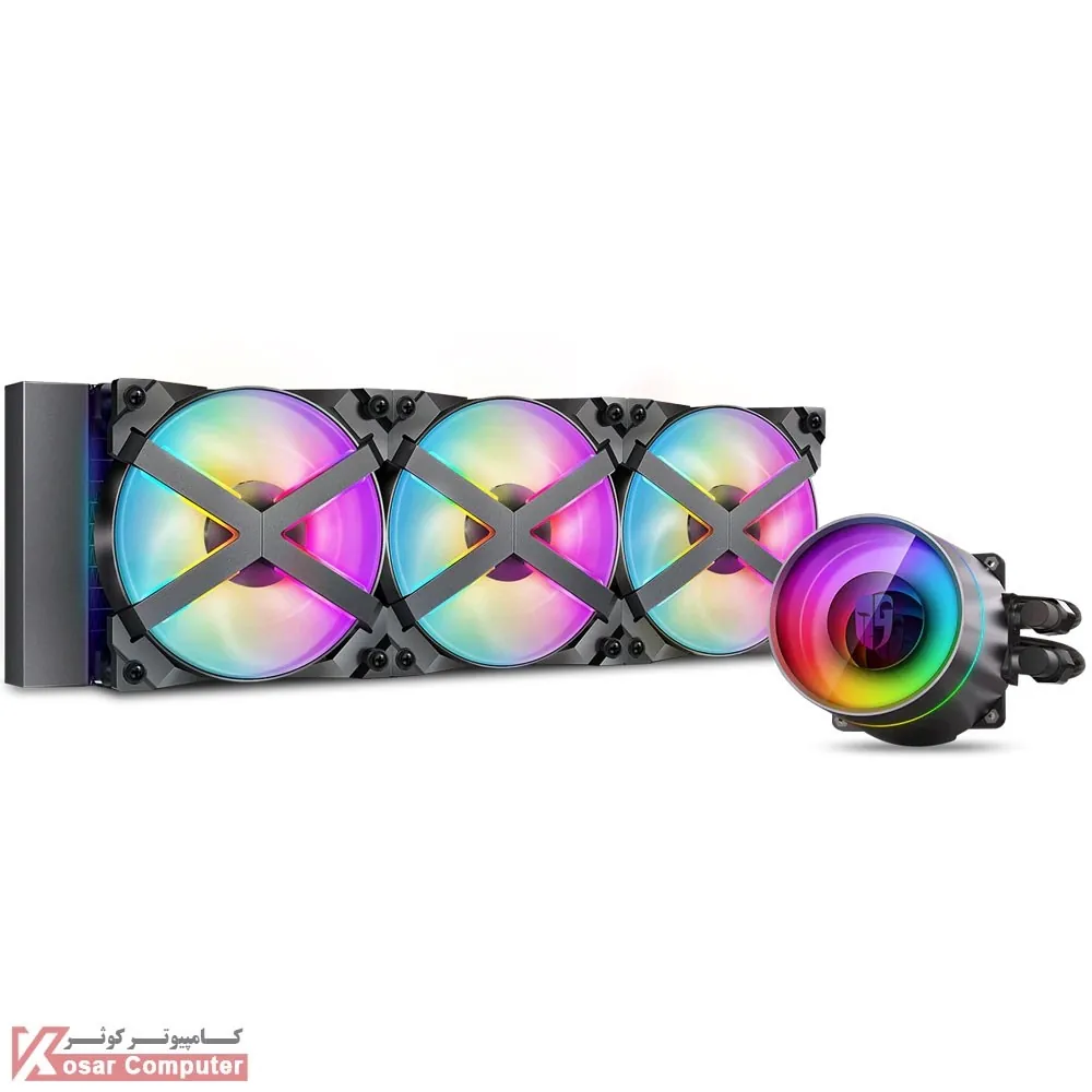 خنک کننده مایع پردازنده دیپ کول CASTLE 360EX RGB