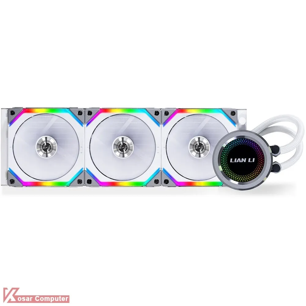 خنک کننده مایع پردازنده سفید لیان لی Galahad AIO UNI FAN SL 360