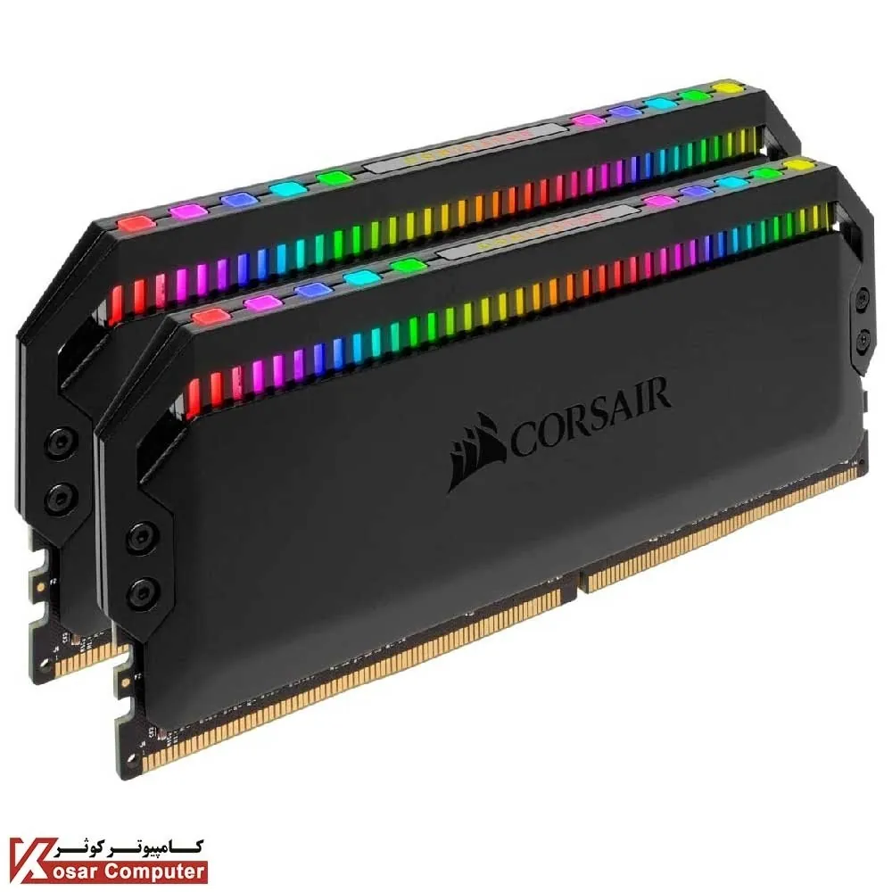 رم کورسیر 32 گیگابایت (2×16) دو کانال DDR4 3600 مدل DOMINATOR PLATINUM RGB CL18