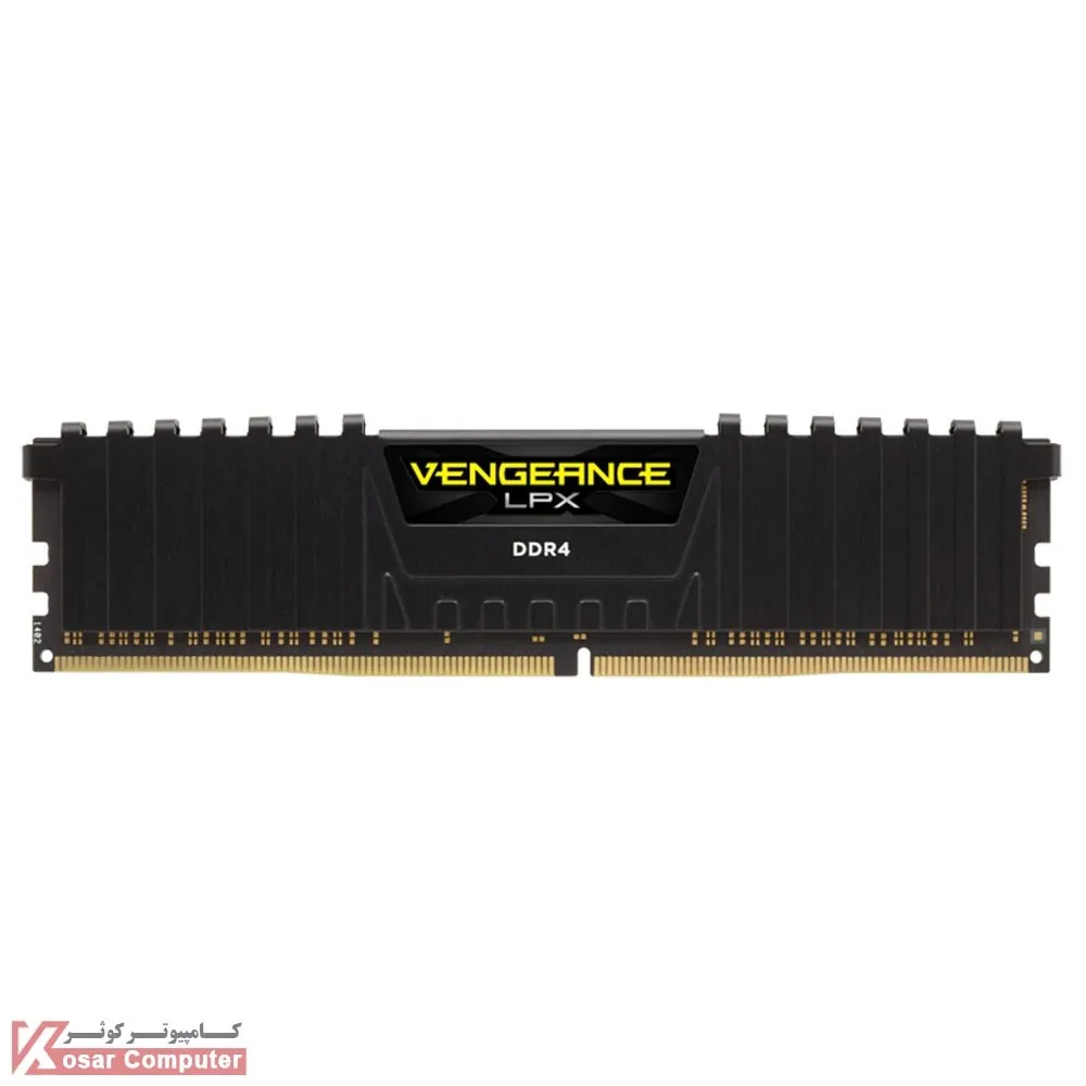 رم کورسیر 16 گیگابایت (1×16) تک کانال DDR4 3200 مدل VENGEANCE LPX CL16
