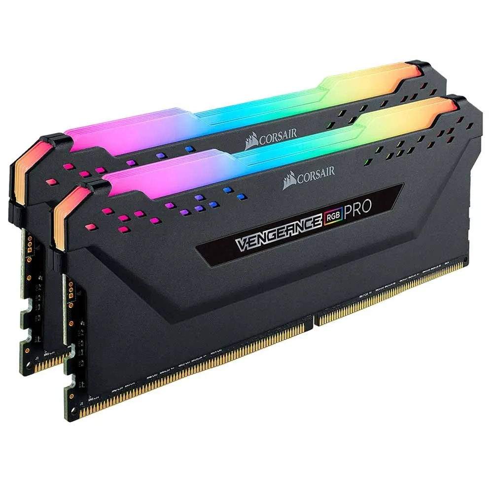 رم کورسیر 64 گیگابایت (2×32) دو کانال DDR4 3600 مدل Vengeance PRO RGB CL18