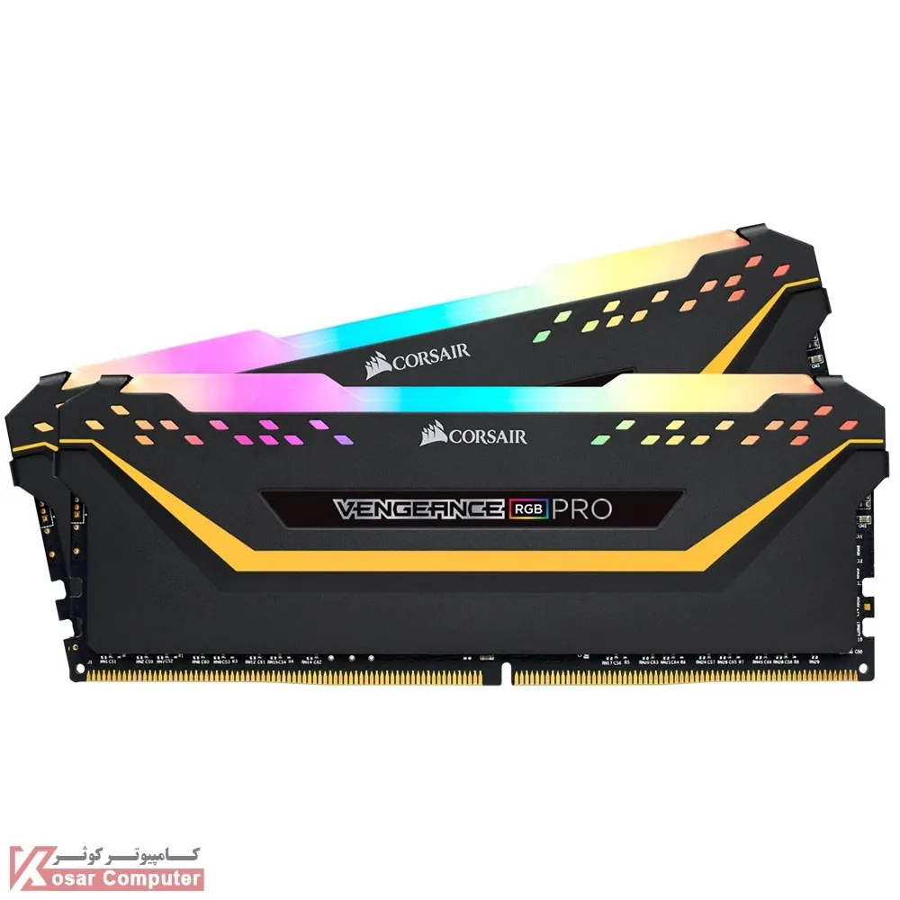 رم کورسیر 16 گیگابایت (2×8) دو کانال DDR4 3200 مدل Vengeance RGB PRO TUF GAMING CL16