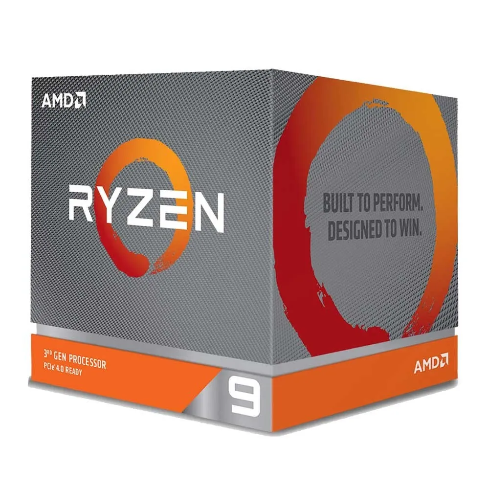 پردازنده ای ام دی RYZEN9 3900X باکس اورجینال