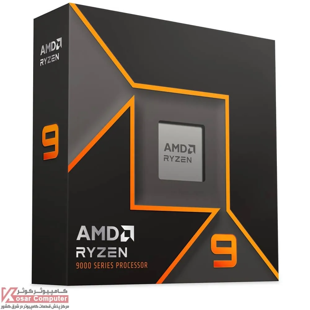 پردازنده ای ام دی Ryzen 9 9900X باکس اورجینال