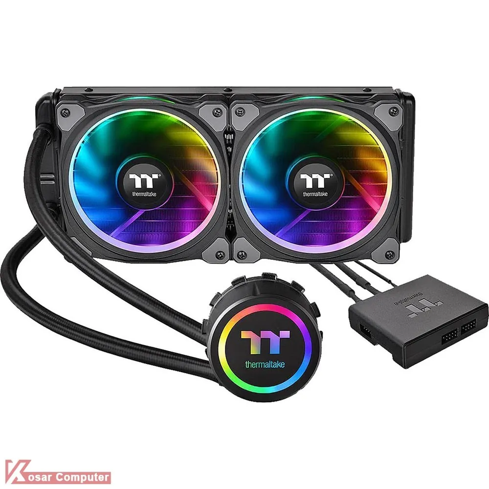 خنک کننده مایع پردازنده ترمالتیک Floe Riing RGB 240 TT Premium Edition