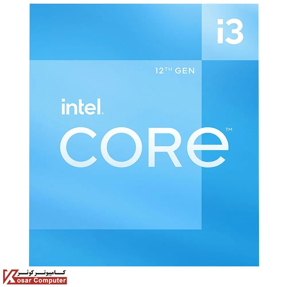 پردازنده اینتل CORE i3-12300 باکس اورجینال
