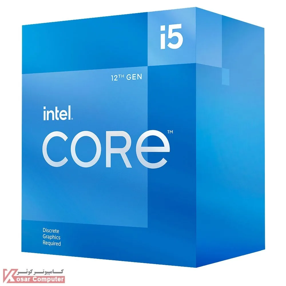پردازنده اینتل CORE i5-12400F باکس اورجینال