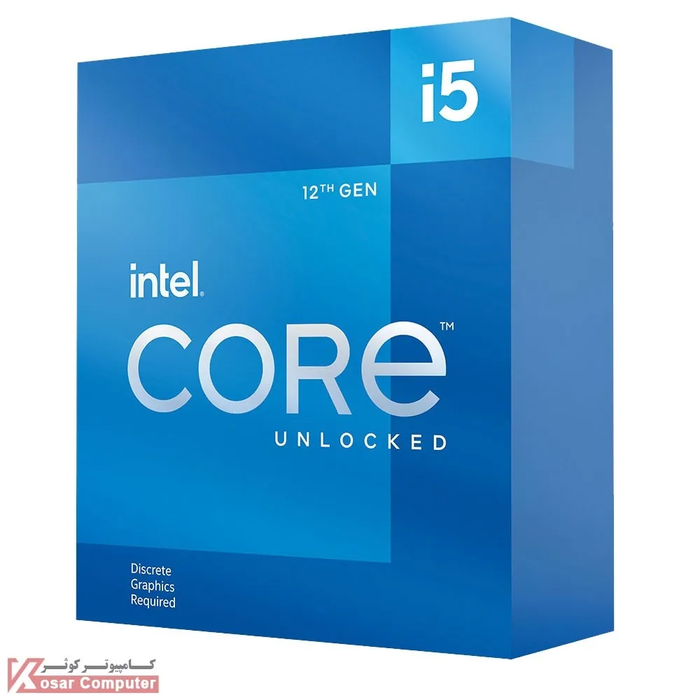 پردازنده اینتل CORE i5-12600KF باکس اورجینال