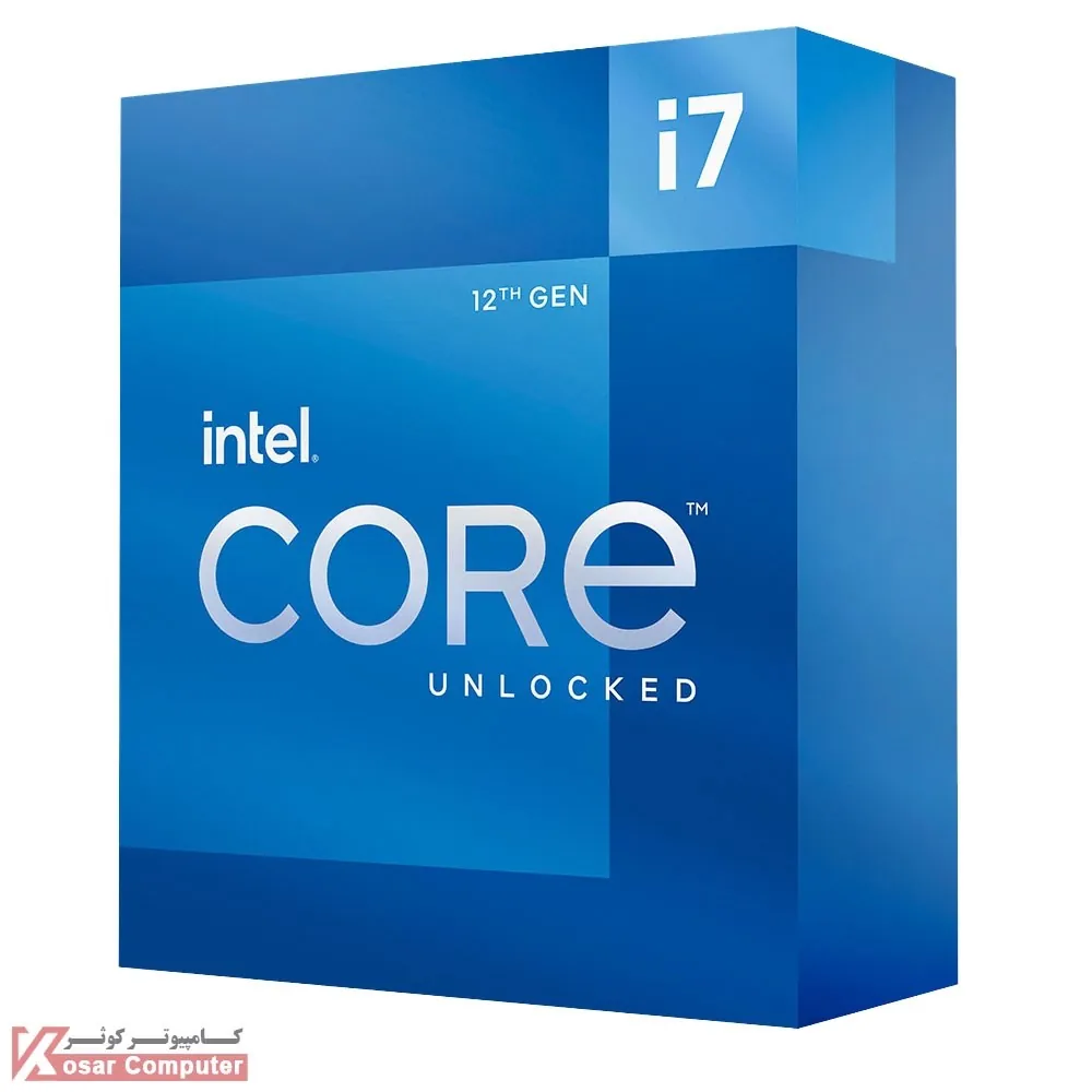 پردازنده اینتل CORE i7 12700K باکس اورجینال