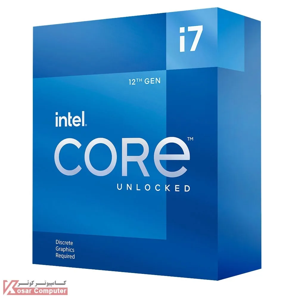 پردازنده اینتل CORE i7 12700KF باکس اورجینال