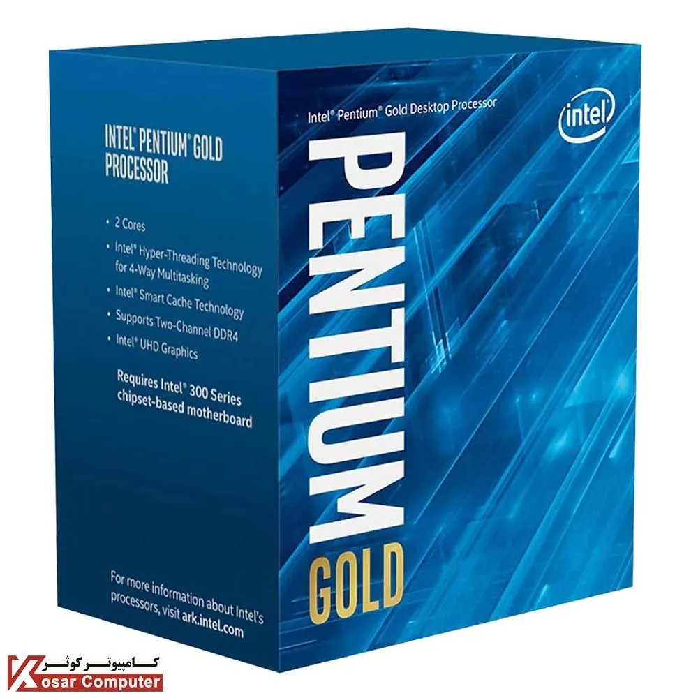 پردازنده اینتل Pentium Gold G6500 باکس اورجینال