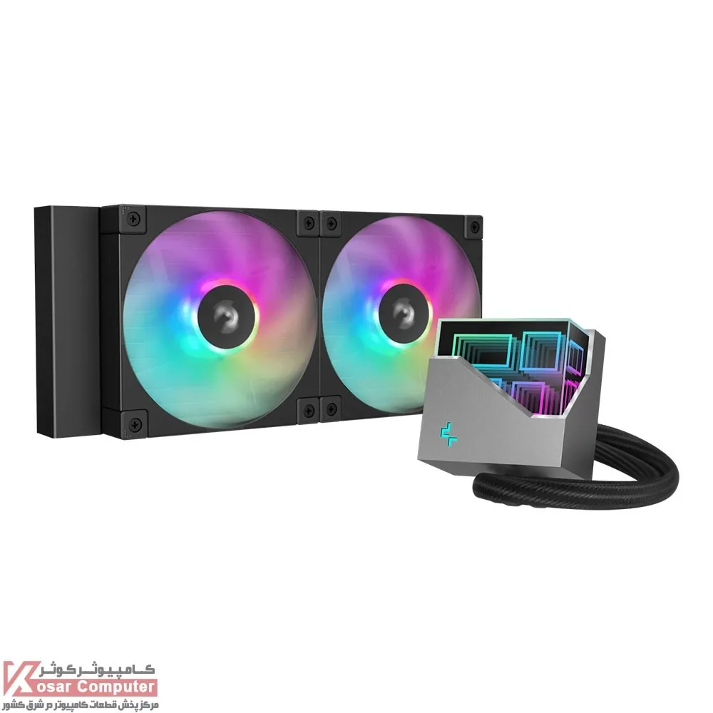 خنک کننده مایع پردازنده دیپ کول LT240 ARGB BLACK