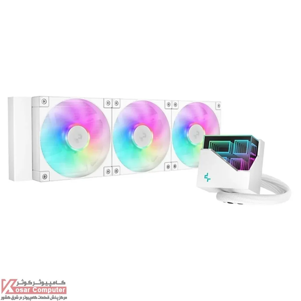 خنک کننده مایع پردازنده دیپ کول LT360 ARGB WHITE