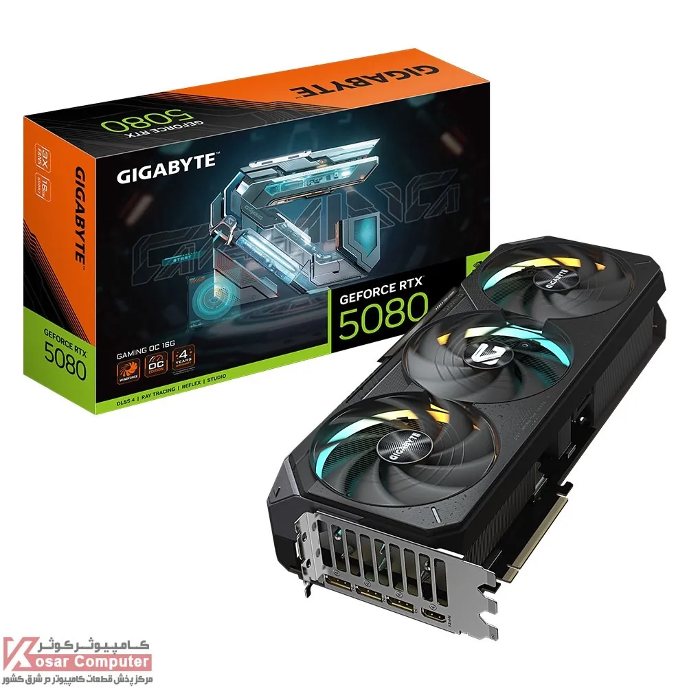 کارت گرافیک گیگابایت RTX 5080 GAMING OC 16G
