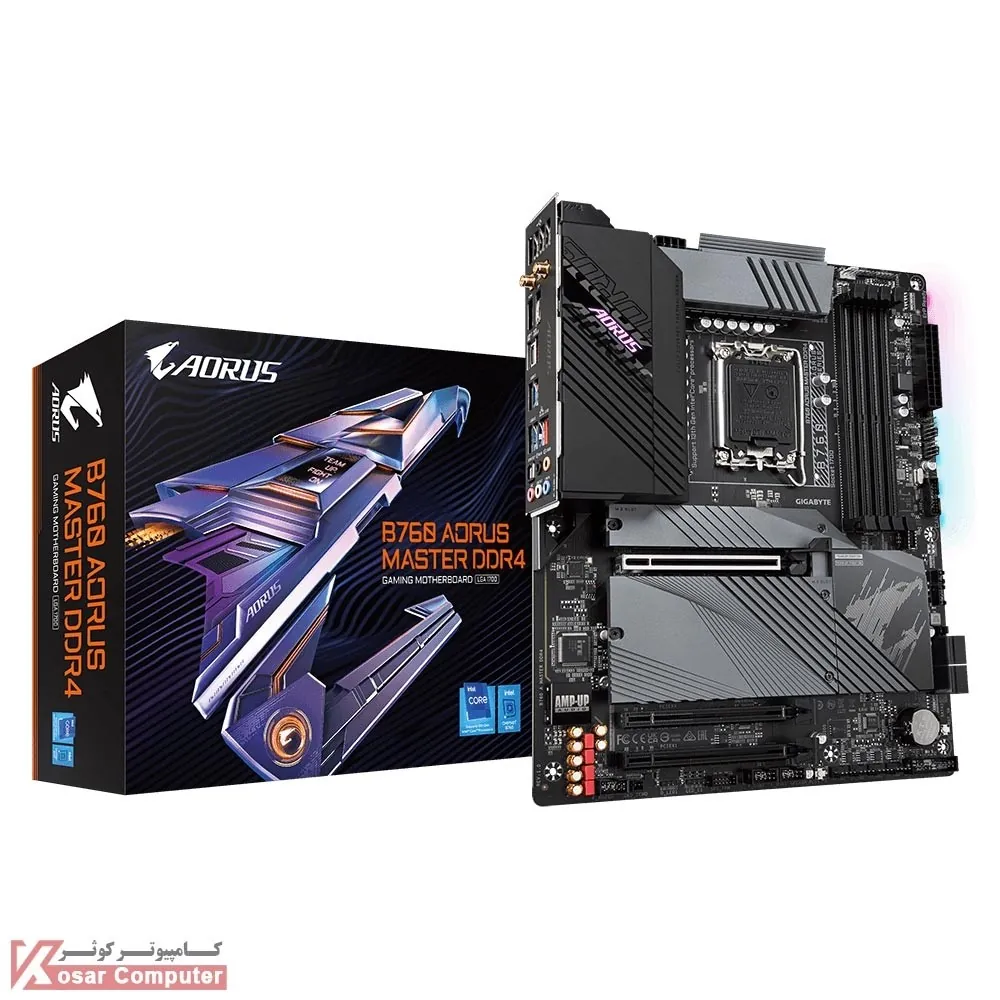 مادربرد گیگابایت B760 AORUS MASTER DDR4