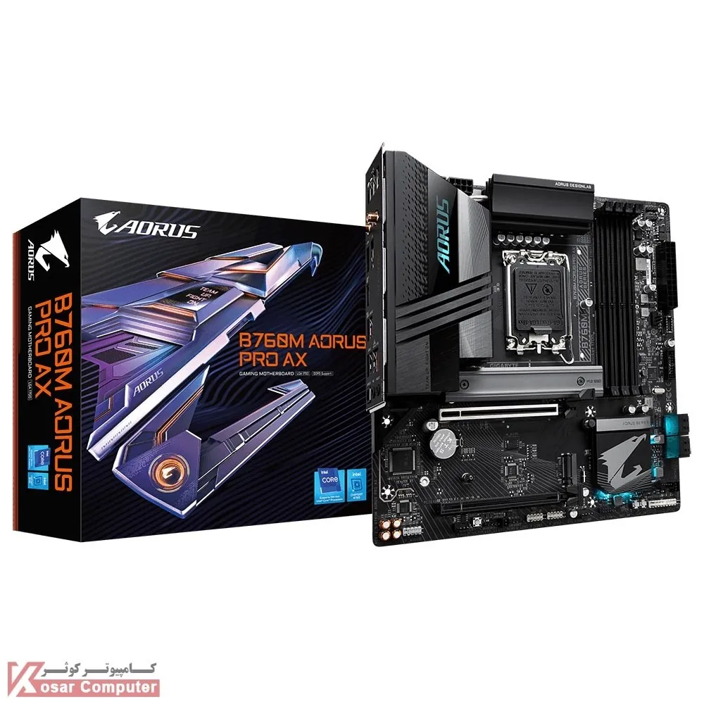 مادربرد وایرلس گیگابایت GIGABYTE B760M AORUS PRO AX DDR5