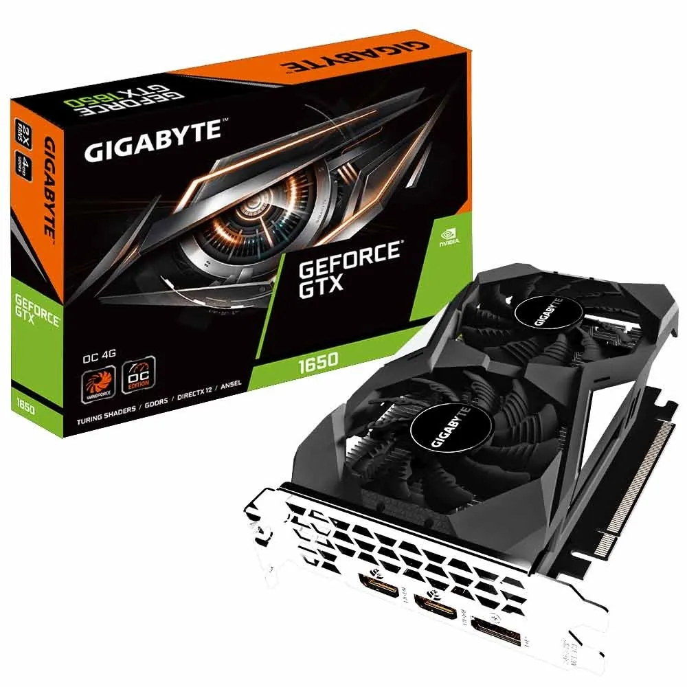 کارت گرافیک گیگابایت GTX1650 OC 4G