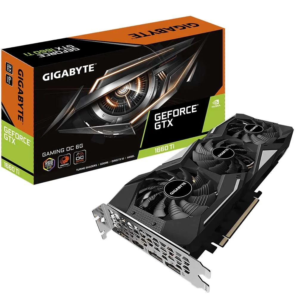 کارت گرافیک گیگابایت GTX1660 Ti GAMING OC 6G