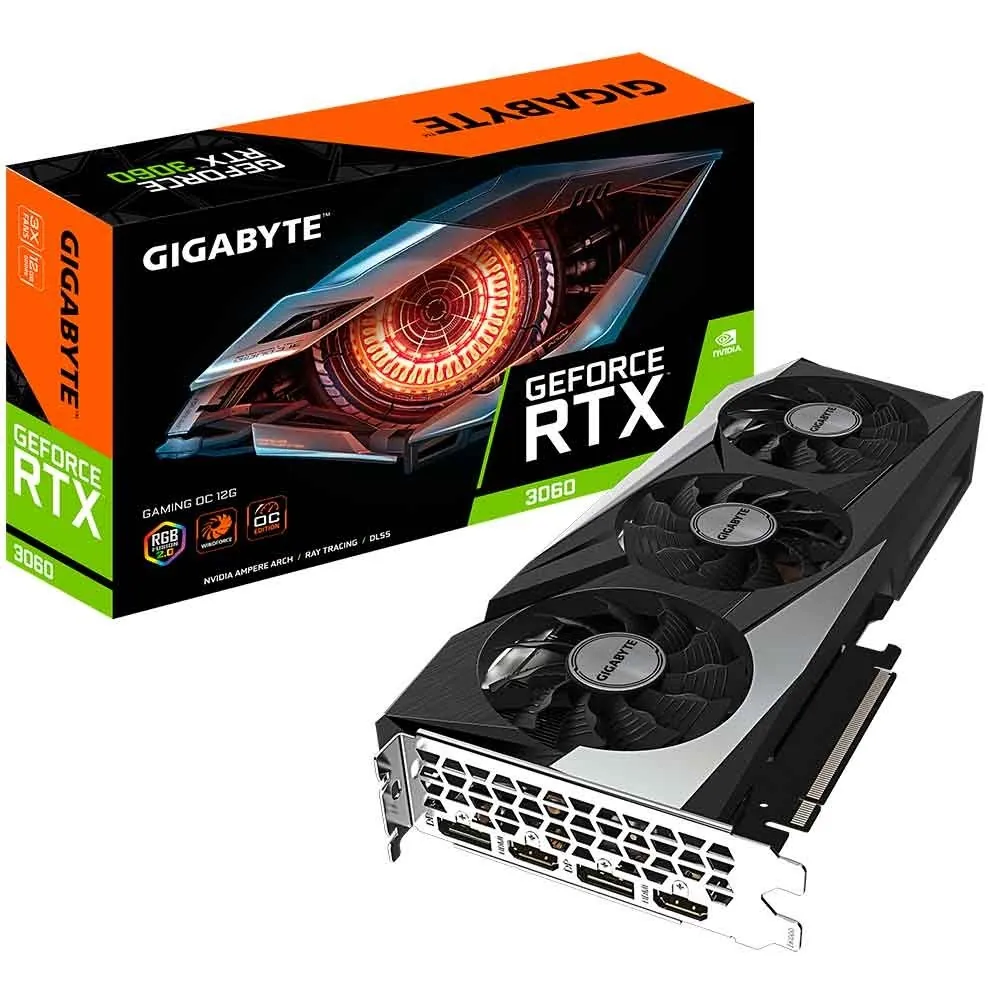کارت گرافیک گیگابایت RTX 3060 GAMING OC 12G