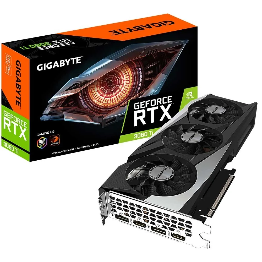 کارت گرافیک گیگابایت RTX 3060 Ti GAMING 8G