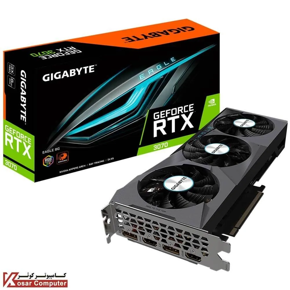 کارت گرافیک گیگابایت RTX 3070 EAGLE 8G