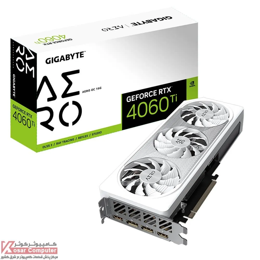 کارت گرافیک گیگابایت RTX 4060 Ti AERO OC 16G