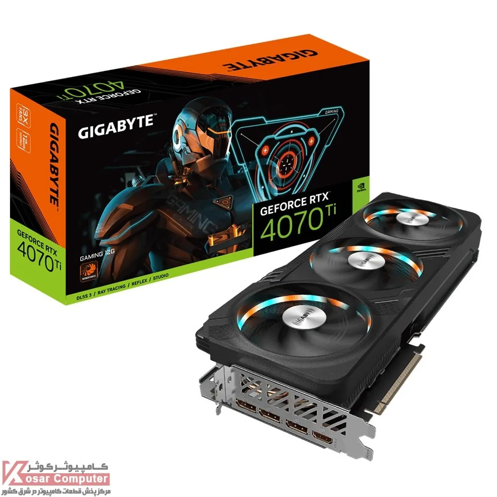 کارت گرافیک گیگابایت RTX 4070 Ti GAMING 12G