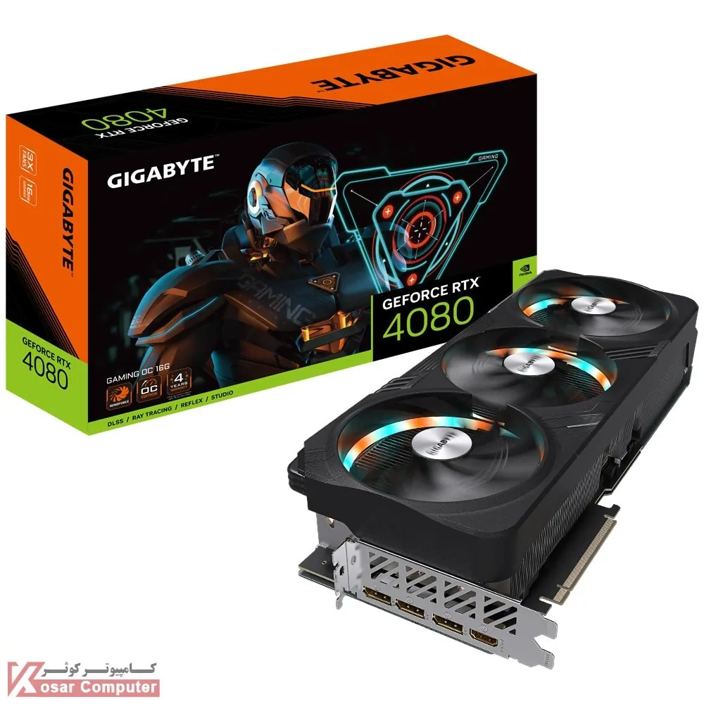 کارت گرافیک گیگابایت RTX 4080 GAMING OC 16GB