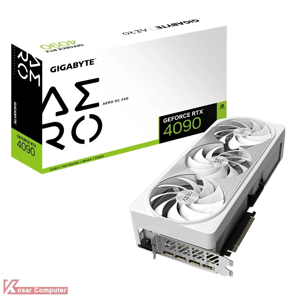 کارت گرافیک گیگابایت RTX 4090 AERO OC 24G