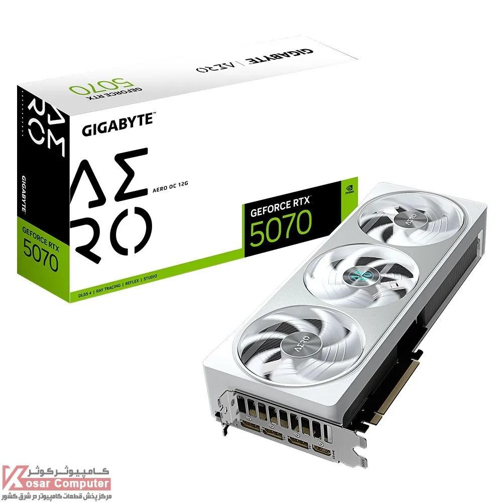 کارت گرافیک گیگابایت RTX 5070 AERO OC 12G