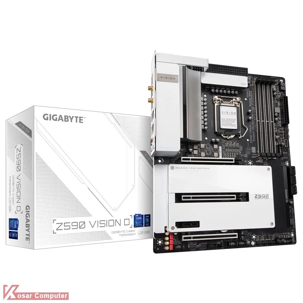 مادربرد وایرلس گیگابایت Z590 VISION D