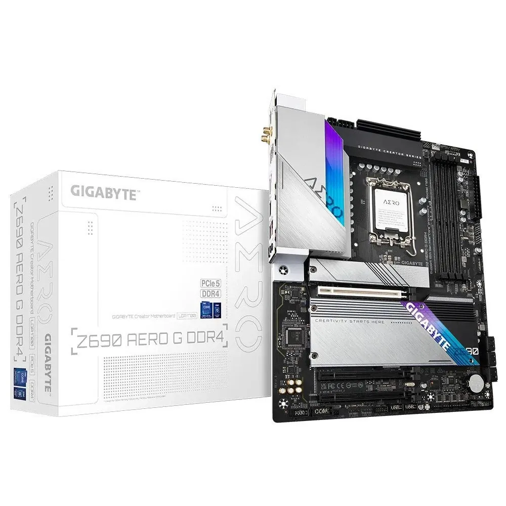 مادربرد گیگابایت Z690 AERO G با حافظه DDR4