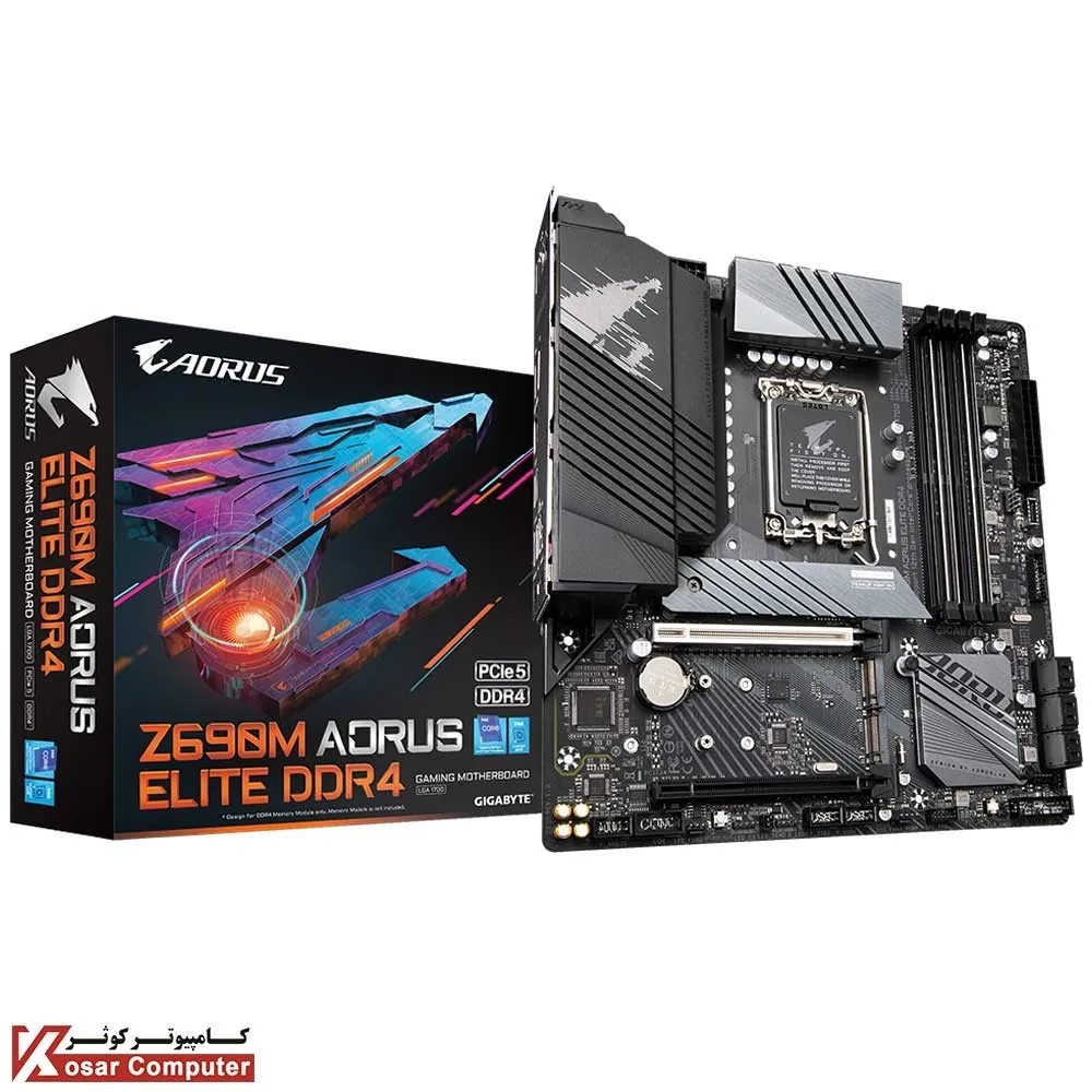 مادربرد گیگابایت Z690M AORUS ELITE DDR4