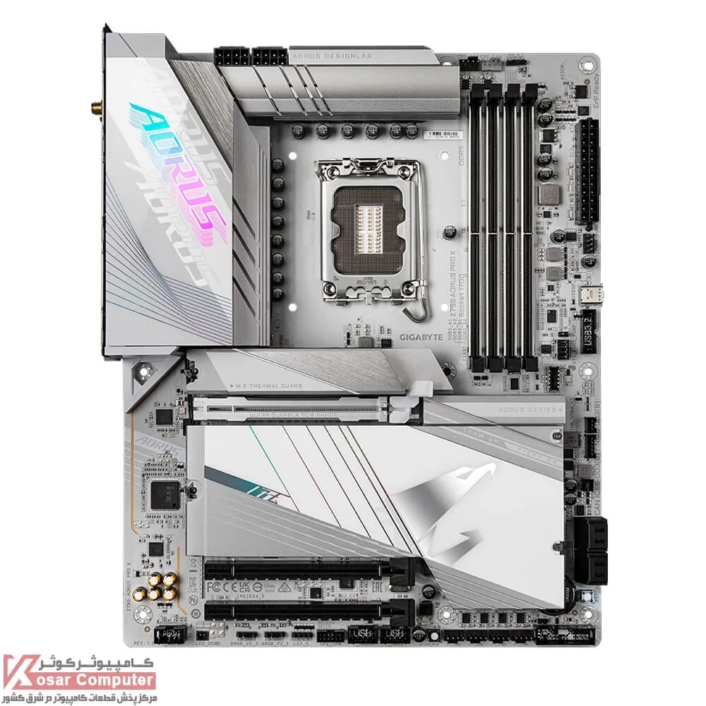 مادربرد حرفه ای گیگابایت Z790 AORUS PRO X DDR5
