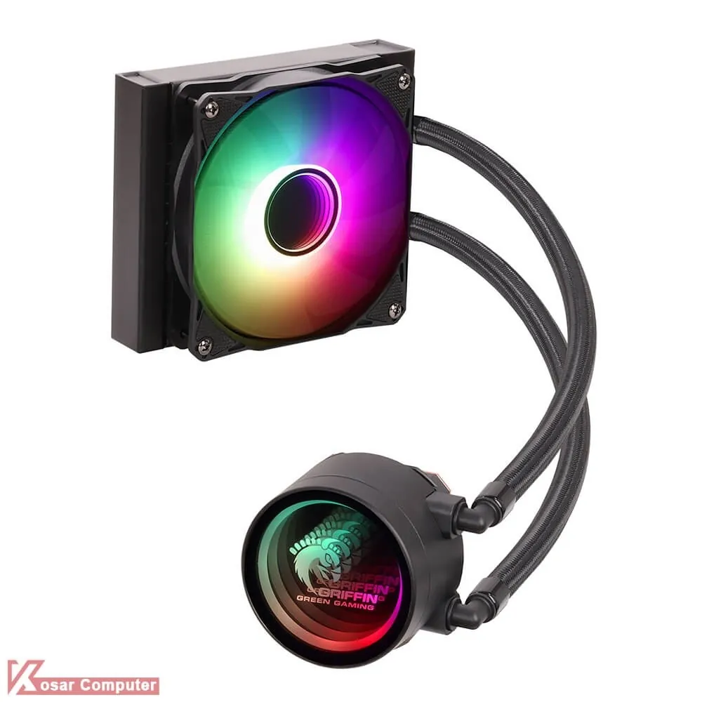 خنک کننده پردازنده گرین GLACIER 120 ECO-ARGB