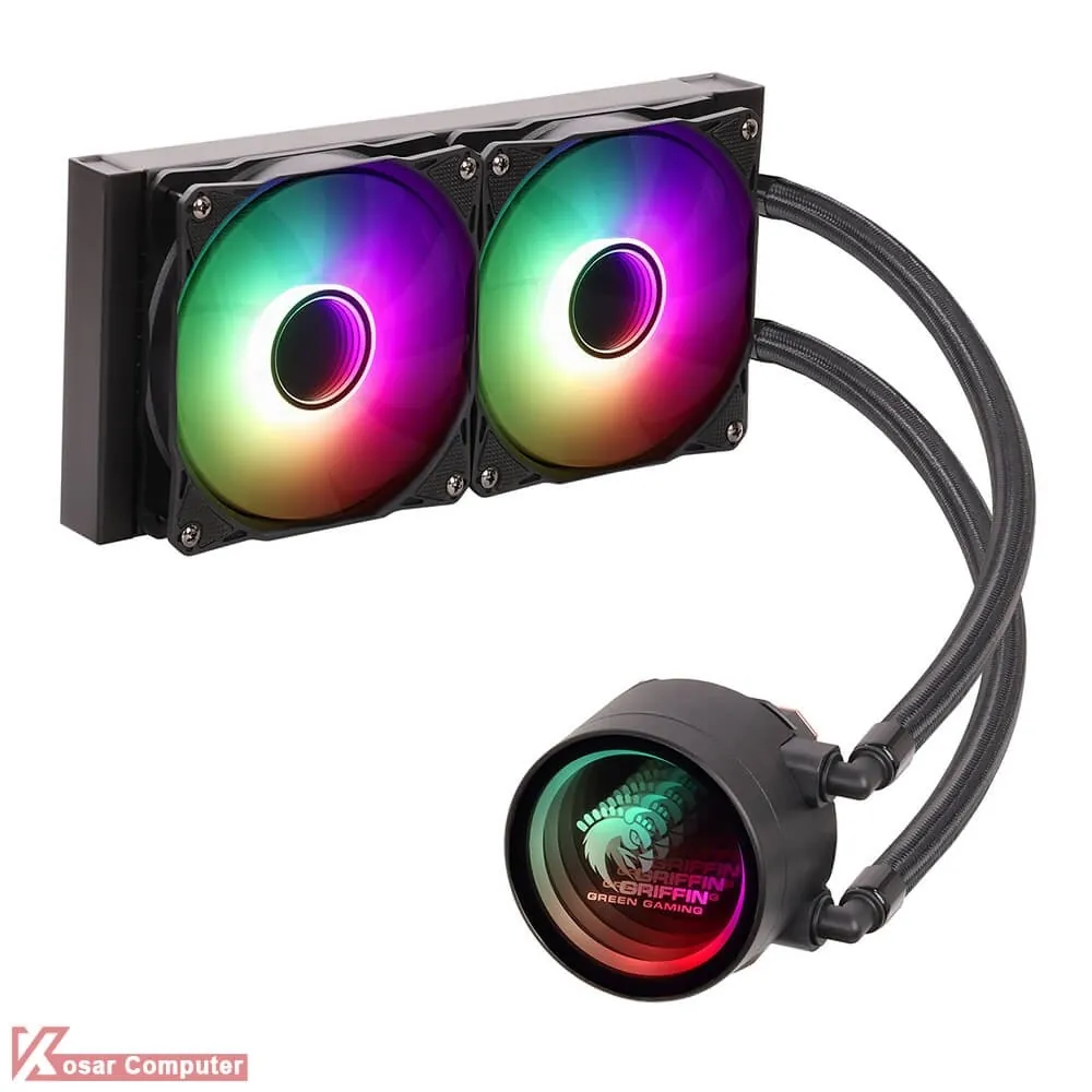 خنک کننده پردازنده گرین GLACIER 240 ECO-ARGB