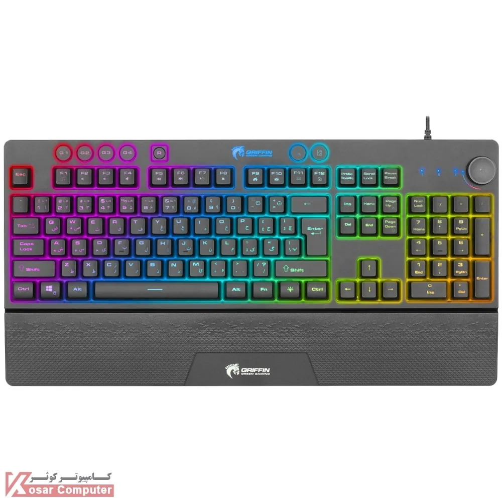 کیبورد باسیم گرین GK703 RGB