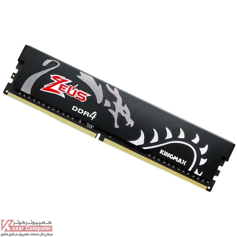 رم کینگ مکس گیمینگ 16 گیگابایت DDR4 CL16 باس 3200 مدل Zeus Dragon