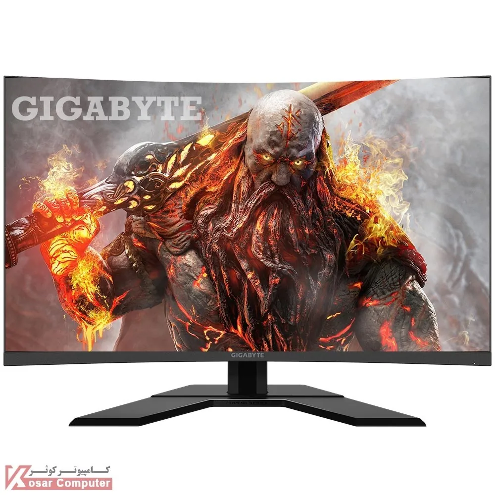 مانیتور گیمینگ منحنی گیگابایت G32QC A Gaming سایز 31.5 اینچ