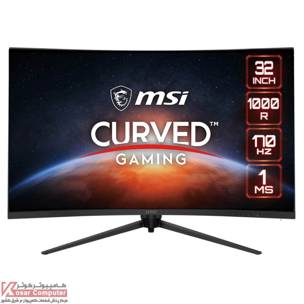 مانیتور منحنی ام اس آی G321CQP E2